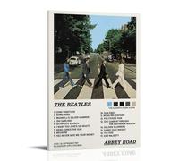 GUYREWGRUG Poster The Beatles pour chambre à coucher, décoration murale sur toile, 30 x 45 cm, style cadre
