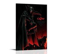 GUYREWGRUG Poster The Crow pour chambre à coucher, décoration murale sur toile, 40 x 60 cm, style cadre
