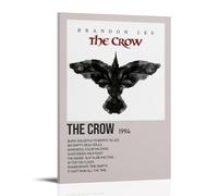 GUYREWGRUG Poster The Crow pour chambre à coucher, décoration murale sur toile, poster 50 x 75 cm, style cadre