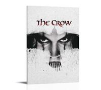 GUYREWGRUG Poster The Crow pour chambre à coucher, décoration murale sur toile, poster 50 x 75 cm, style cadre