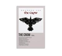 GUYREWGRUG Poster The Crow pour chambre à coucher, décoration murale sur toile, sans cadre, 20 x 30 cm