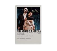 GUYREWGRUG Poster The Phantom of The Opera pour chambre à coucher, décoration murale sur toile, 50 x 75 cm, sans cadre