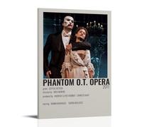 GUYREWGRUG Poster The Phantom of The Opera pour chambre à coucher, décoration murale sur toile, 60 x 90 cm, style cadre