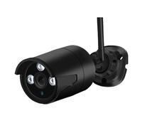 GUYSGNX Caméras de sécurité, Caméra Bullet 5MP extérieure IP66 étanche Vision Nocturne de Surveillance Audio CCTV sans Fil pour Usage extérieur(5MP Add 64G Card)