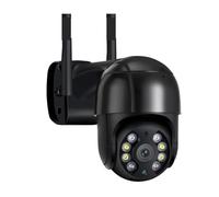 GUYSGNX Caméras de sécurité, Caméra IP 8MP 4K de détection Humaine 5MP AI extérieure PTZ 1080P Zoom numérique 5X CCTV Suivi 3MP pour Usage extérieur(1080P NO SD Card)