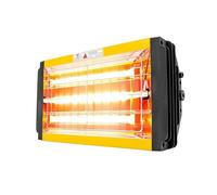 GUYSGNX Lampe de séchage pour peinture, 1000W Handheld Portable Infrared Paint Curing Lamp Short-Wave Heating For Indoor Use(Yellow(SC-001-Y))