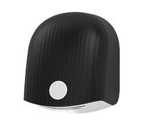 GUYSGNX Sèche-Mains, Sèche-Mains Automatique Chaud Froid Haute Vitesse Vent Mur Induction 1200W for Salle De Bain Commerciale Toilette(Black)
