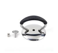 GUYTRM 1pc Creative Pot Cover Accessoires Poignée En Acier Inoxydable for Pot Casserole Bouilloire Couvercle Cap Boutons Bouton Ustensiles De Cuisine Ustensiles De Cuisine lingli(BK)