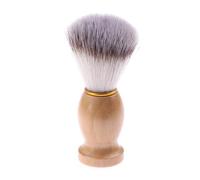 GUYTRM Brosse à épousseter le cou de barbier avec manche en bois et crochet, brosse de nettoyage de coiffure, brosses de balayage de cheveux de salon en fibres naturelles lingli(8)
