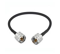 GUYTRM Câble coaxial RF UHF mâle vers mâle, connecteur UHF PL259 mâle vers UHF mâle PL259 RG58, câble en queue de cochon 30 cm-20 m lingli(60cm)