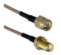 GUYTRM Câble SMA mâle vers SMA femelle, connecteur RG316, terminal de fil, cavalier RF, queue de cochon, 7 cm à 5 m lingli(8inch (20CM))