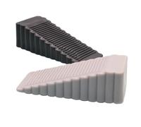 GUYTRM Cale-porte en silicone: butées de sécurité réutilisables et absorbantes for la maison et le bureau, assurant une protection anti-collision lingli(White-Large)