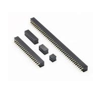 GUYTRM Connecteur femelle à double rangée de broches, pas de 2,0 mm/2,54 mm, 2 x 2 broches/3/4/5/6/7/8/9/10/11/12/13/14/15 broches/16/17/18/20/25/30/40 broches lingli(Pitch 2.0mm,10PCS_2X13P)