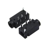 GUYTRM Connecteur jack audio femelle 4 pôles 3,5 mm for montage sur circuit imprimé, 20 pièces, PJ320A lingli