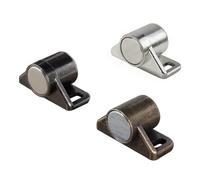 GUYTRM Loquet magnétique de porte de placard de garde-manger de cuisine, butée de porte de meuble, ferme-porte, aimants en néodyme super puissants lingli(Antique Bronze 2pcs)