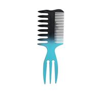 GUYTRM Peigne à trois côtés en plastique épais avec dents larges for couper et teindre les cheveux, peigne for hommes avec peigne à cheveux en forme d'arête de poisson 1 pièces lingli