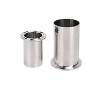 GUYTRM Raccord de tuyau sanitaire en acier inoxydable SUS 316L 304, 40, 50, 60 mm hauteur, 12,7 à 254 , embout trois pinces 0,5 10 pouces, souder bout lingli(Height 40mm,12.7X1.5MM K25.4_SUS304)