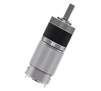 GUYU Gear Motor 40KG 28mm 385 Planetary Micro DC Brushed Reduction Small 12V24V 12-2000rpm Adjustable Low-Speed YUGU(500rpm-24v)