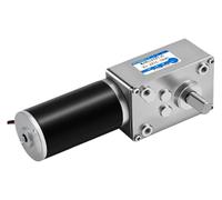 GUYU Gear Motor 5840-31ZY DC 12V 24V Reduction Large Torque High Power 2-70kg 7RPM-470RPM Worm Reversed YUGU(260 Rpm,12V)