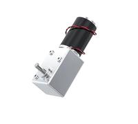 GUYU Gear Motor 5882-50ZY Turbo Worm DC 12V24V Forward and Reverse 1.5RPM~440RPM High Torque Low Speed Brushed YUGU(12V Bracket Motor,440RPM)