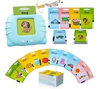 GUYUCOM Cartes éducatives, Flash Jeux éducatifs pour enfants de 2 3 4 5 ans, Jouets d'apprentissage de la parole pour tout-petits, cadeaux pour développer le langage avec 112 cartes (224 mots anglais)