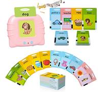 GUYUCOM Cartes éducatives, Flash Jeux éducatifs pour enfants de 2 3 4 5 ans, Jouets d'apprentissage de la parole pour tout-petits, cadeaux pour développer le langage avec 112 cartes (224 mots anglais)