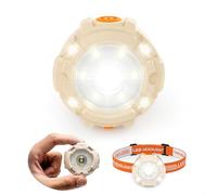 GUYUCOM Lampe Frontale LED Rechargeable Puissante 6 Modes - Lumière Portable Multifonction Étanche Angle Ajustable pour Camping, Running et Bricolage, Rond
