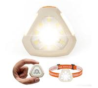 GUYUCOM Lampe Frontale LED Rechargeable Puissante 6 Modes - Lumière Portable Multifonction Étanche Angle Ajustable pour Camping, Running et Bricolage, Triangle