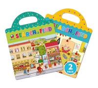 GUYUCOM Livres Gommettes Réutilisables pour Enfants (Set 2-Lapin TOM)