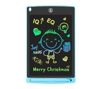 GUYUCOM Planche à gribouiller LCD pour enfants, tablette d'écriture électronique de 21,6 cm avec fonction de verrouillage, bloc de dessin effaçable pour jouets d'enfants, cadeaux d'anniversaire (bleu)