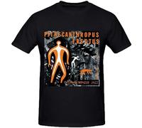 GUYUNTI Charles Mingus Pithecanthropus Erectus Shirts 100 Cotton Men Round Neck Black XXL