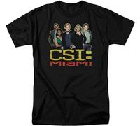 GUYUNTI CSI Miami The Cast Black T Shirt T-Shirt Black XXL