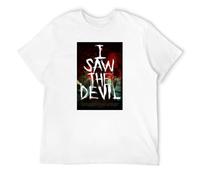 GUYUNTI I Saw The Devil Cool Horror Movie Poster Fan T Shirt T-Shirt WhiteXXL