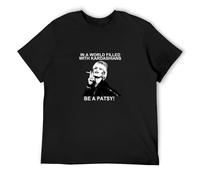 GUYUNTI in A World of Kardashians Be A Patsy Tshirt Men's Black 3XL
