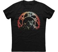 GUYUNTI Mountain Bike Riding Bicycle Gear Mens Short Sleeve New Cotton Black T Shirt T-Shirt Black 3XL