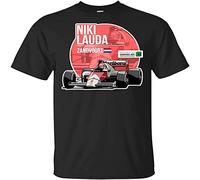 GUYUNTI Niki Lauda - 1985 Zandvoort Tribute Cotton T-Shirt for Men Black M