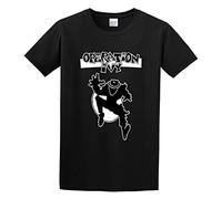 GUYUNTI Operation Ivy American Punk Music Take Out Match Splash Ink Pullover Top Slim T-Shirt Black M