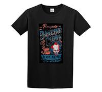 GUYUNTI Pennywise The Dancing Clown Horror Movie Super Youth Comfortable Party Young T-Shirt Black L
