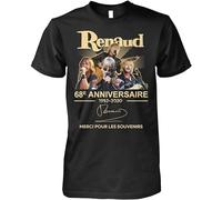 GUYUNTI Renaud 68E Anniversaire 1952-2020 T-Shirt Men's Black XXL