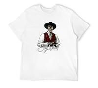 GUYUNTI Skeleton Doc Holliday Tombstone Say When T-Shirt Black Short-Sleeved Shirt Top Sweatshirt T-Shirt WhiteM
