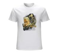 GUYUNTI Stur-Gill Simp-Son Cool Men's Short Sleeve T-Shirts Tops Man's Leisure Crew Neck Shirts T-Shirt WhiteM