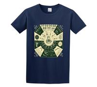 GUYUNTI Thrice of Dust and Nations Nightclub Soft Letter Personalise Street T-Shirt Navy M