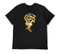 GUYUNTI Time is A Flat Circle T-Shirt Inspired by True Detective TV Funny T-Shirt Men's Black XL