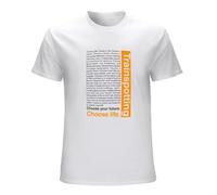 GUYUNTI Trainspotting T-Shirt in Man Fun Retro TV Show Choose Life Programme Men's White XL