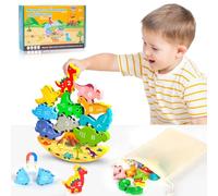 Jouet Enfant Garcon, Jeu Dinosaure Cadeau Jouet pour 3 4 5 6 7 Ans Smart Games - Jeux Montessori en Bois Cadeau Magnétique Nombre Correspondre (Dinosaure)