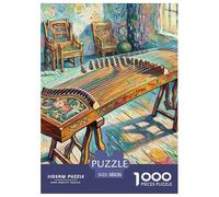 Guzheng1000 Piece Jigsaw Puzzle for Adults and Kids Family Game Instrument de musiqueFun and Challenging for Home Decoration Great Gift Idea38x26cm/1000pcs