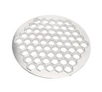 Guzziker Presse à pelmeni avec cadre en aluminium pour la prparation | Presse à boulettes en alliage d'aluminium avec 61 trous, Gadget de cuisine pratique pour une préparation rapide de boulettes