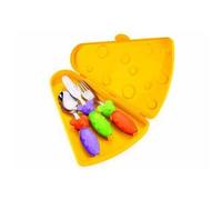 Guzzini 07510052 Tip Top Tap Set De 3 Petits Couverts Avec Etui Assortis 3,6 X 21 X 18,3 Cm