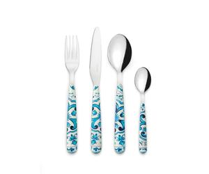 Guzzini - BLUES Set de 24 Couverts - Bleu Méditerranée - 28194576