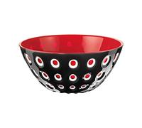 Saladier 20 cm Le Murrine noir et rouge - Guzzini - Multicolore - Plastique Noir et rouge G